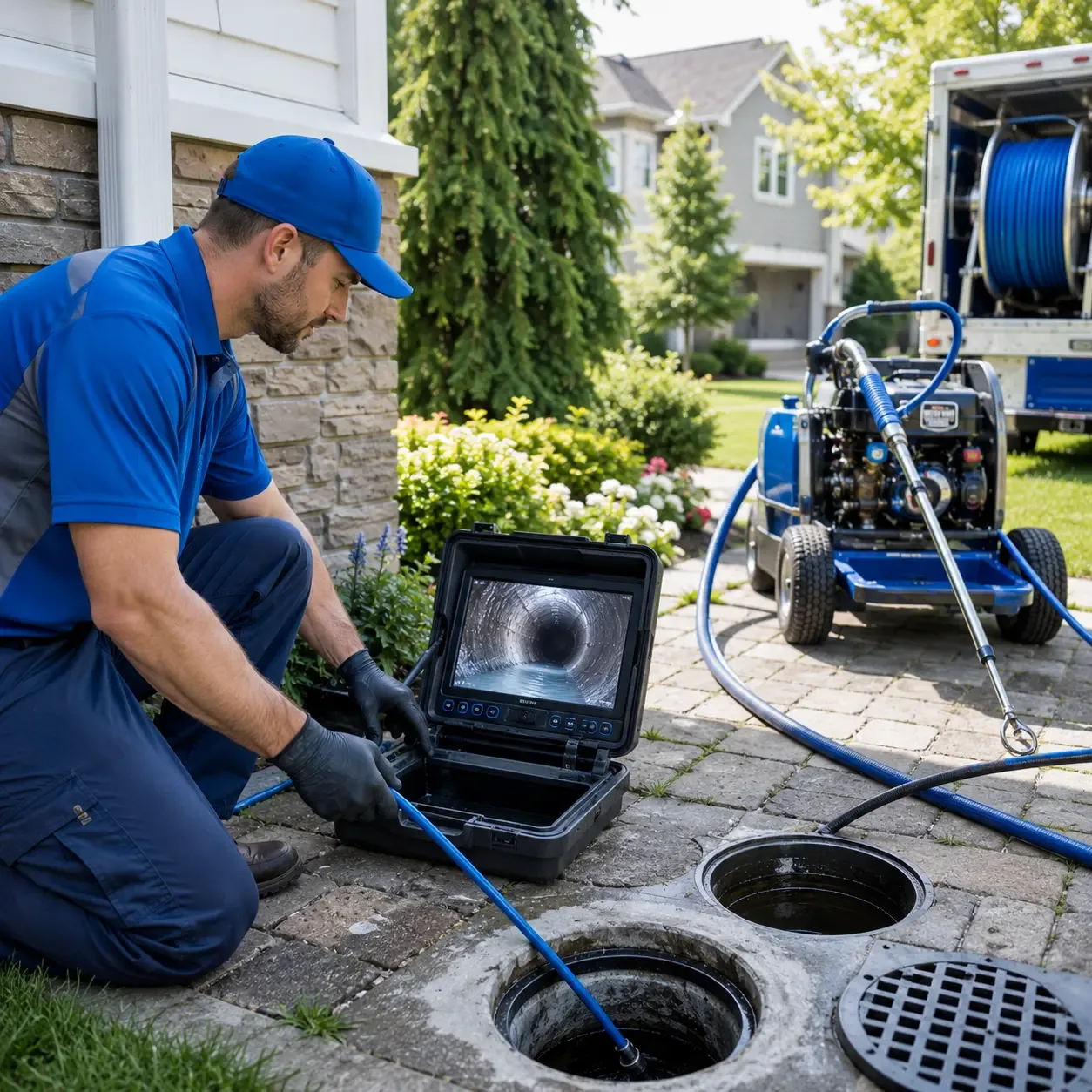 Outdoor drain cleaning professionals serving Mapleton, ND