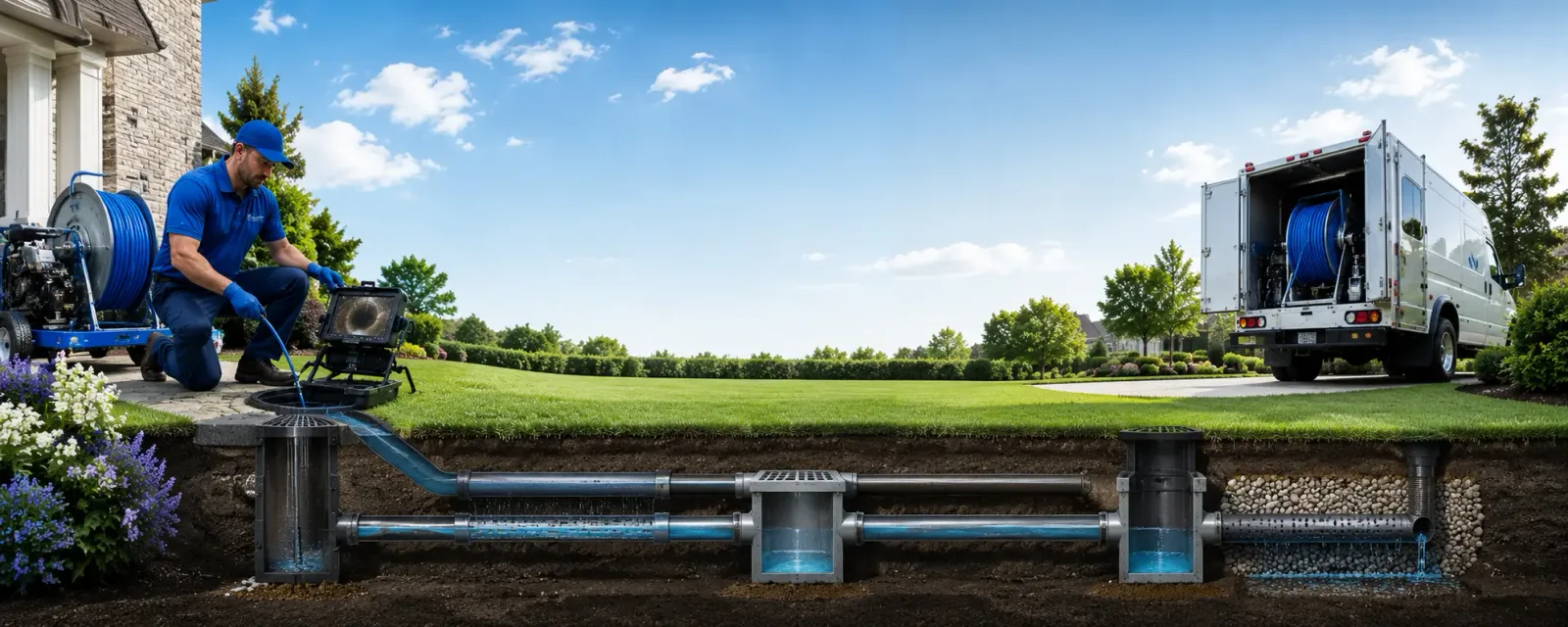 Outdoor drain cleaning information for Mapleton, ND